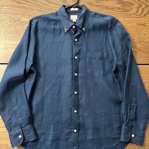 J Crew Men's linen shirt